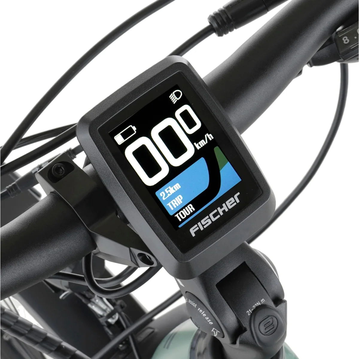 FISCHER Viator 2.1 E-Bike, 8-Gang Shimano ACERA, Heckmotor, 459 Wh Akku 5