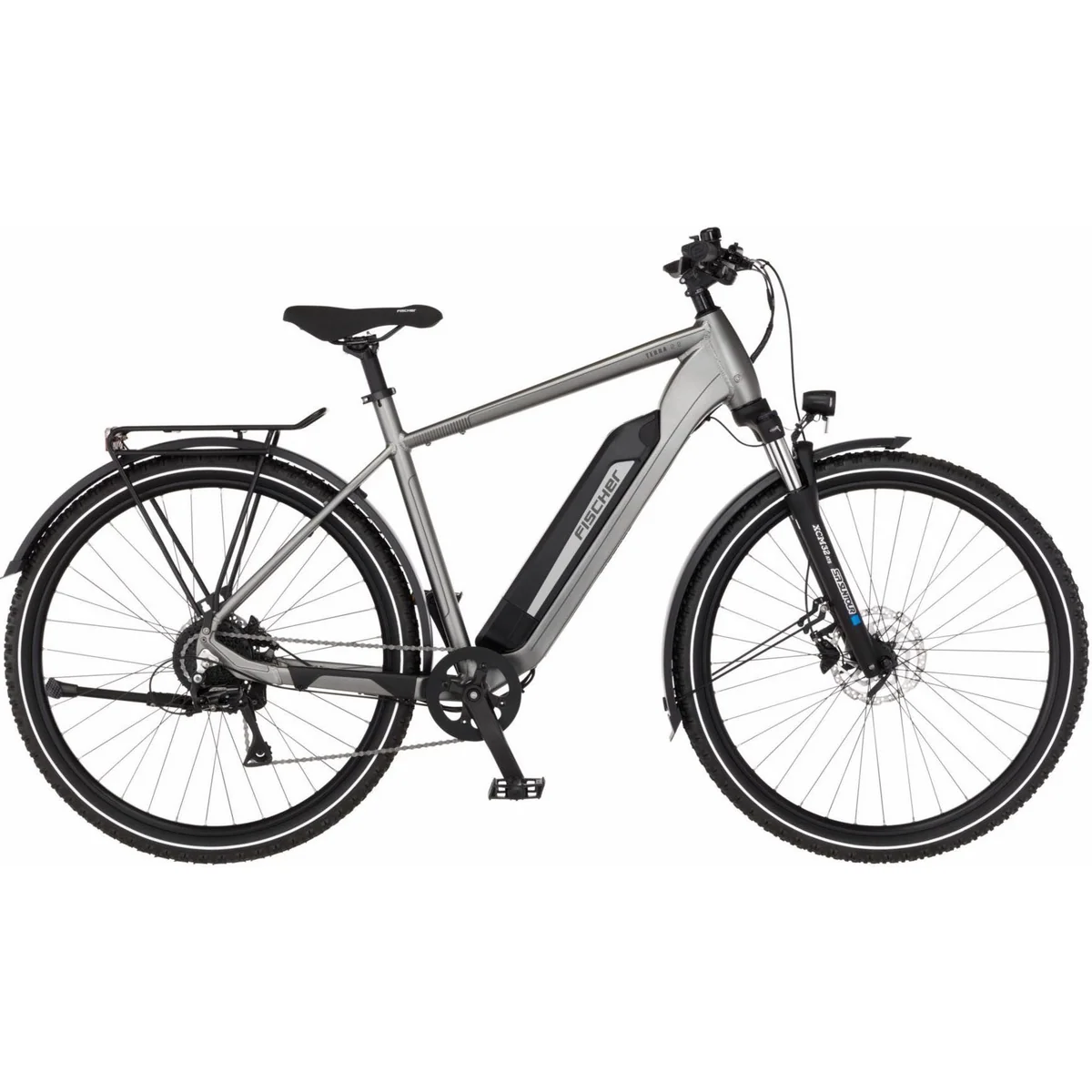 FISCHER Fahrrad E-Bike ATB TERRA 2.2, 8 Gang Shimano, kraftvoller Heckmotor, 688 Wh Akku