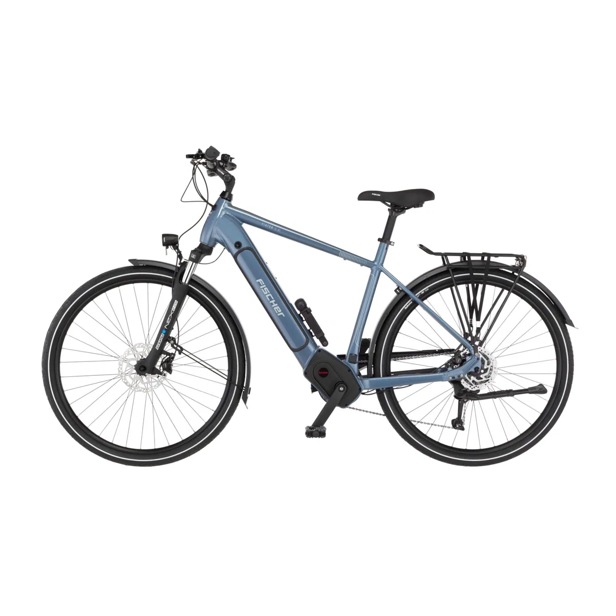 FISCHER Viator 6.8I E-Bike Trekkingrad, kraftvoller Mittelmotor, 9-Gang Shimano Schaltung, 711 Wh Akku 2