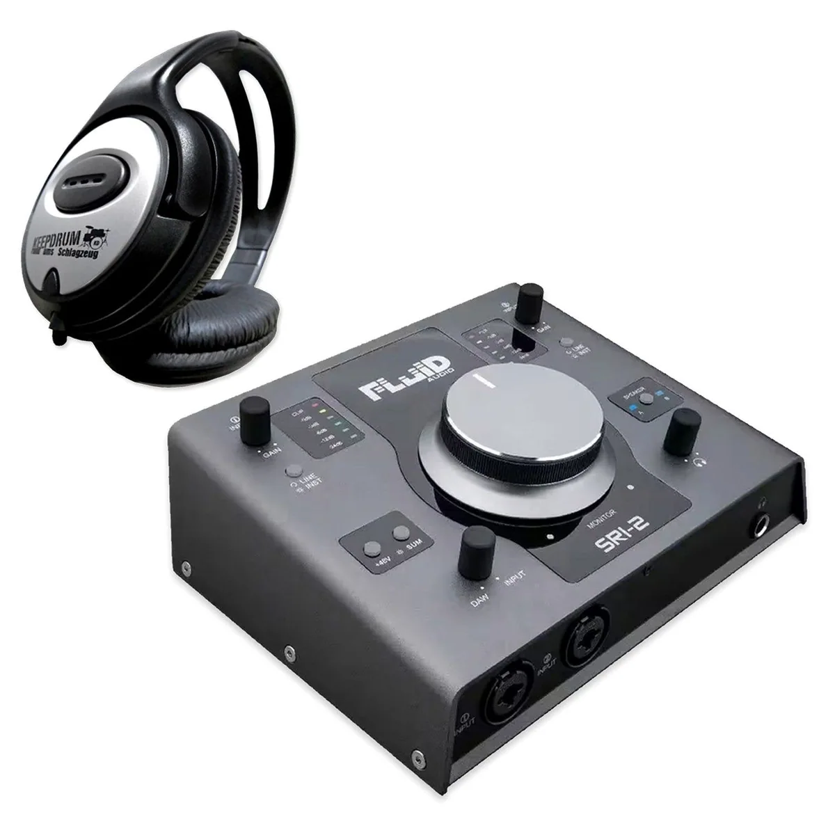 Fluid Audio SRI-2 Audio Interface, 24-Bit/192 kHz, Monitor-Controller