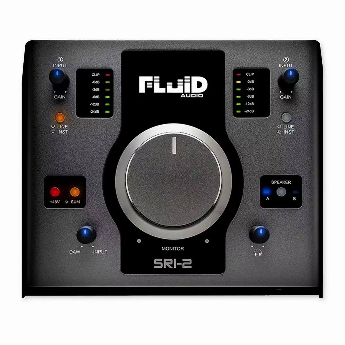 Fluid Audio SRI-2 Audio Interface, 24-Bit/192 kHz, Monitor-Controller 2