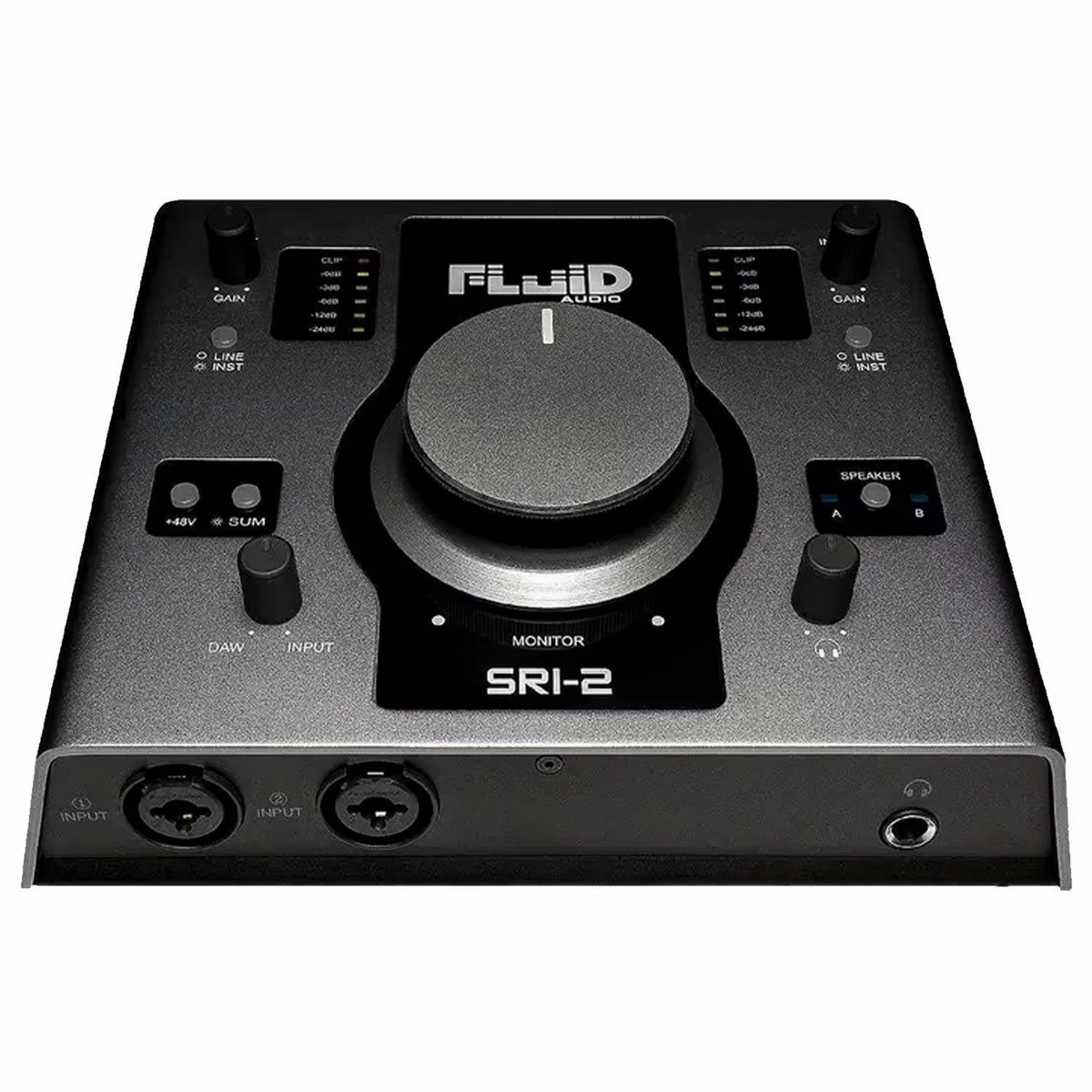 Fluid Audio SRI-2 Audio Interface, 24-Bit/192 kHz, Monitor-Controller 4