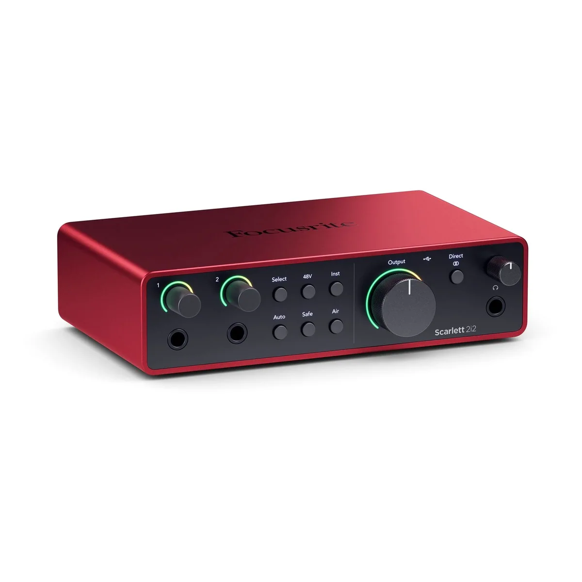 Focusrite Scarlett 2i2 4. Generation, kompaktes USB Audio Interface — hochwertige Aufnahmen, intuitive Bedienung, vielseitige Eingänge 5
