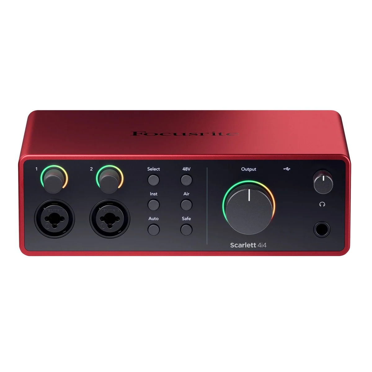 Focusrite Scarlett 4i4 4th Gen, kompaktes USB Audio Interface mit hochwertiger Audioqualität
