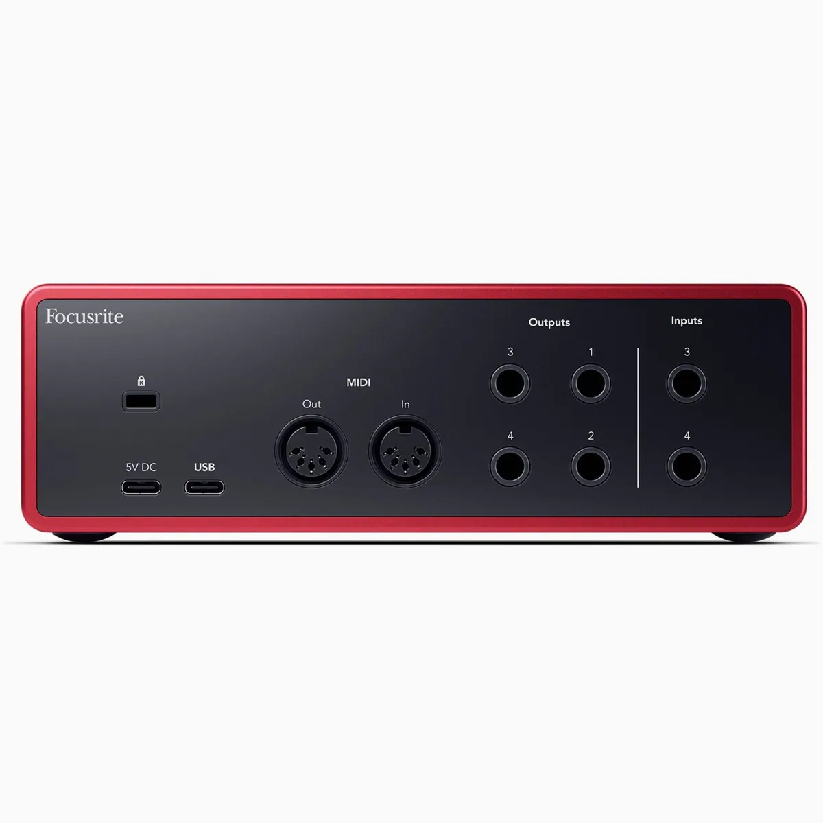 Focusrite Scarlett 4i4 4th Gen, kompaktes USB Audio Interface mit hochwertiger Audioqualität 3