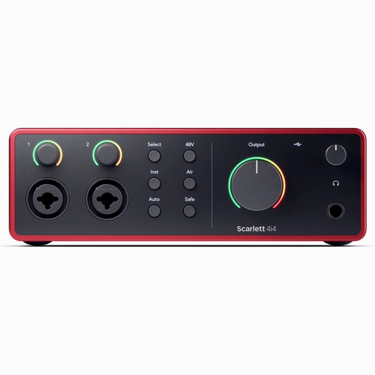 Focusrite Scarlett 4i4 4th Gen, kompaktes USB Audio Interface mit hochwertiger Audioqualität 4
