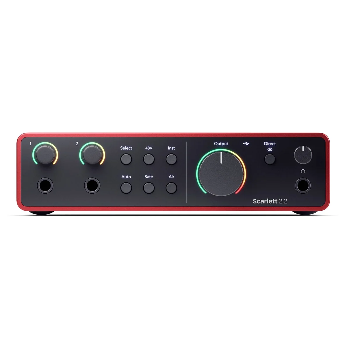 Focusrite Scarlett 2i2 Studio 4th Gen, USB Audio Interface mit Mikrofon und Kopfhörern 5
