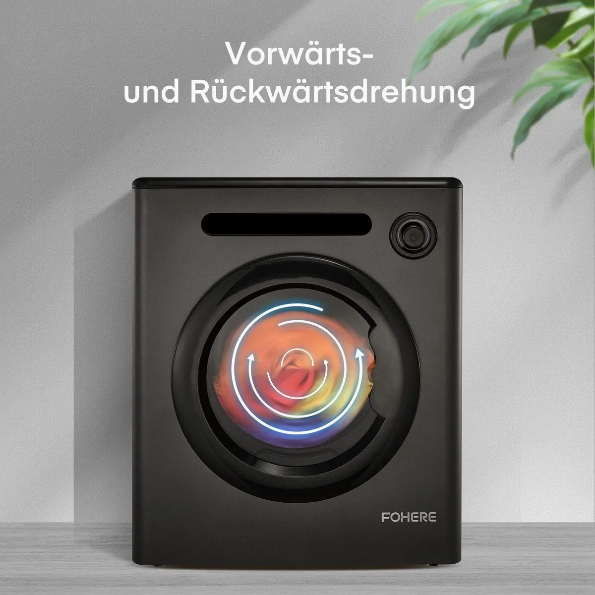 FOHERE Ablufttrockner MDM-GYJ, intelligente Trocknung, 1200W 3