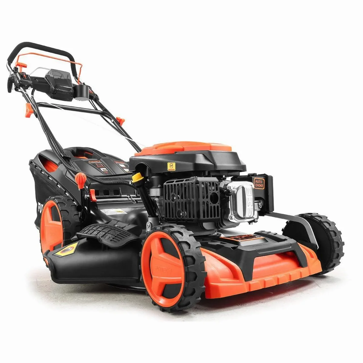 FUXTEC FX-RM5196eSPRO Benzinrasenmäher, 50 cm Schnittbreite, E-Start, 4in1-Funktion