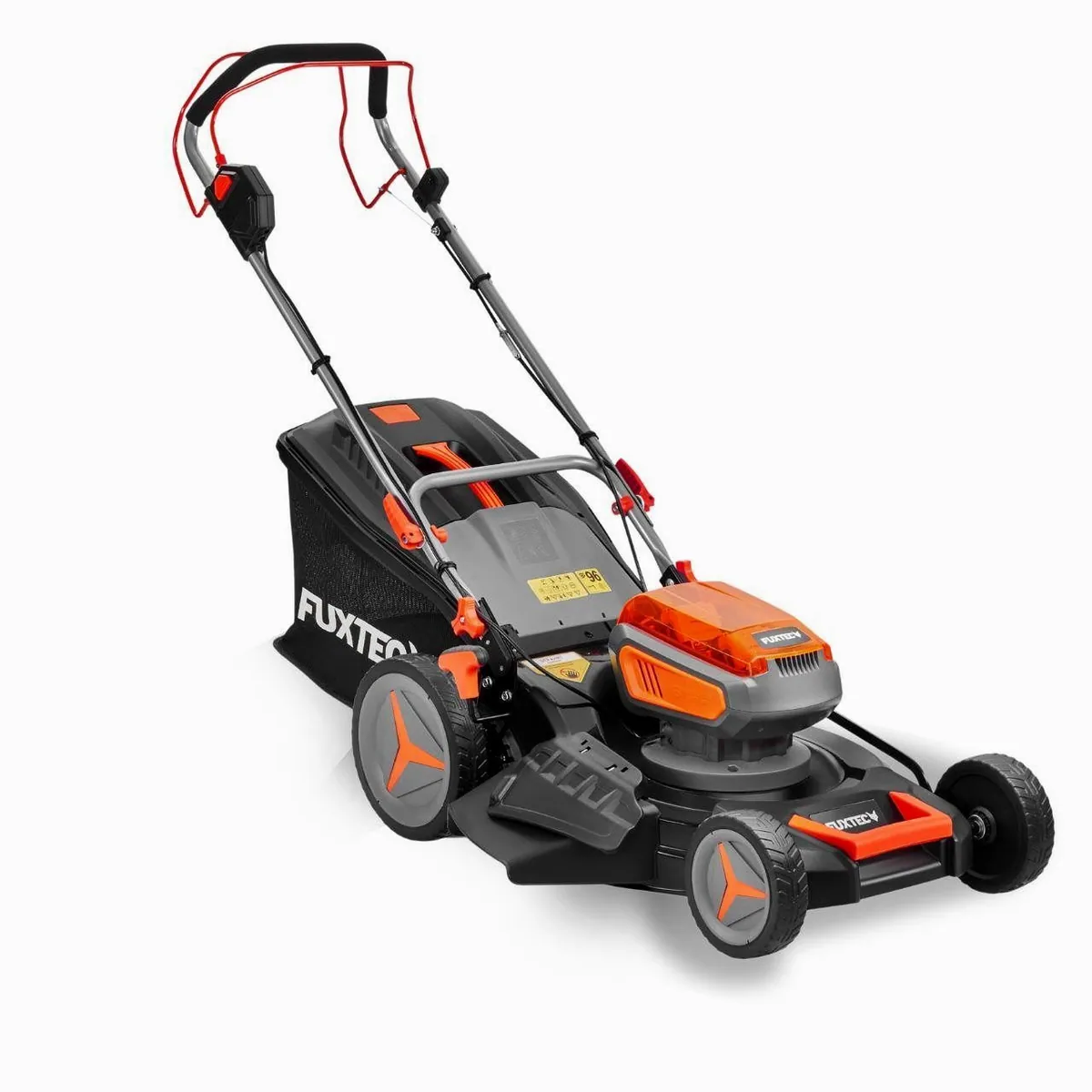 FUXTEC Akkurasenmäher FX-E2RM46SET, 46 cm Schnittbreite, 50L Fangkorb, 2x 20V Akku 2