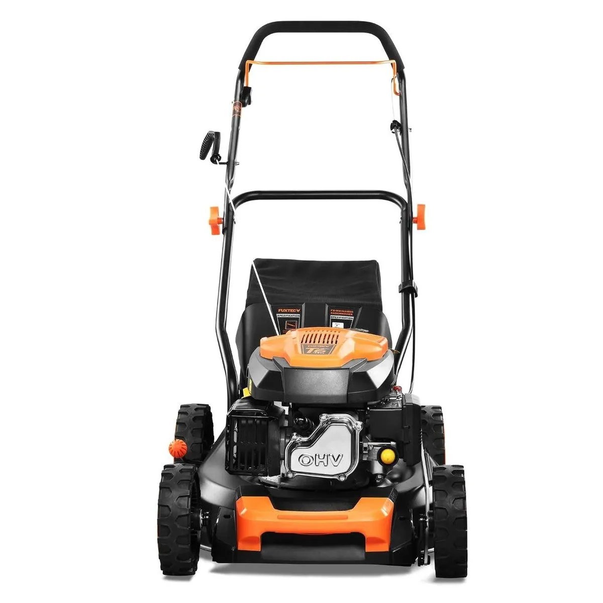 FUXTEC FX-RM4646ECO Benzinrasenmäher, 45,7 cm Schnittbreite, 25-75 mm Schnitthöhe, 50 l Fangkorb 3