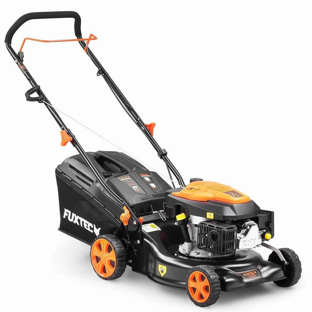 FUXTEC FX-RM4346ECO Benzinrasenmäher, 42 cm Schnittbreite, 40 L Fangkorb, 3 PS