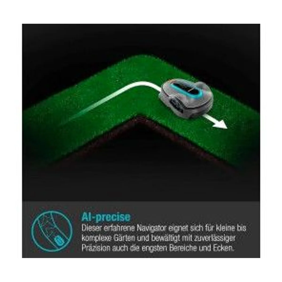 Gardena SILENO life 1000, intelligente Rasenpflege, leise und effizient, mit Begrenzungskabel und Li-Ion Akku 4