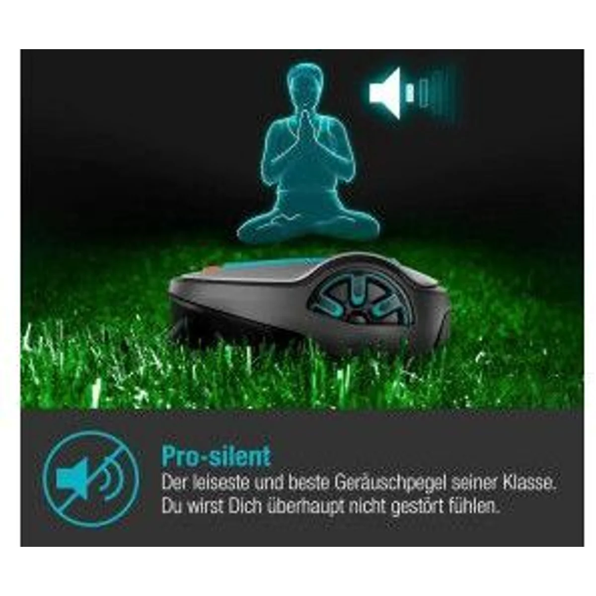 Gardena SILENO life 1000, intelligente Rasenpflege, leise und effizient, mit Begrenzungskabel und Li-Ion Akku 5