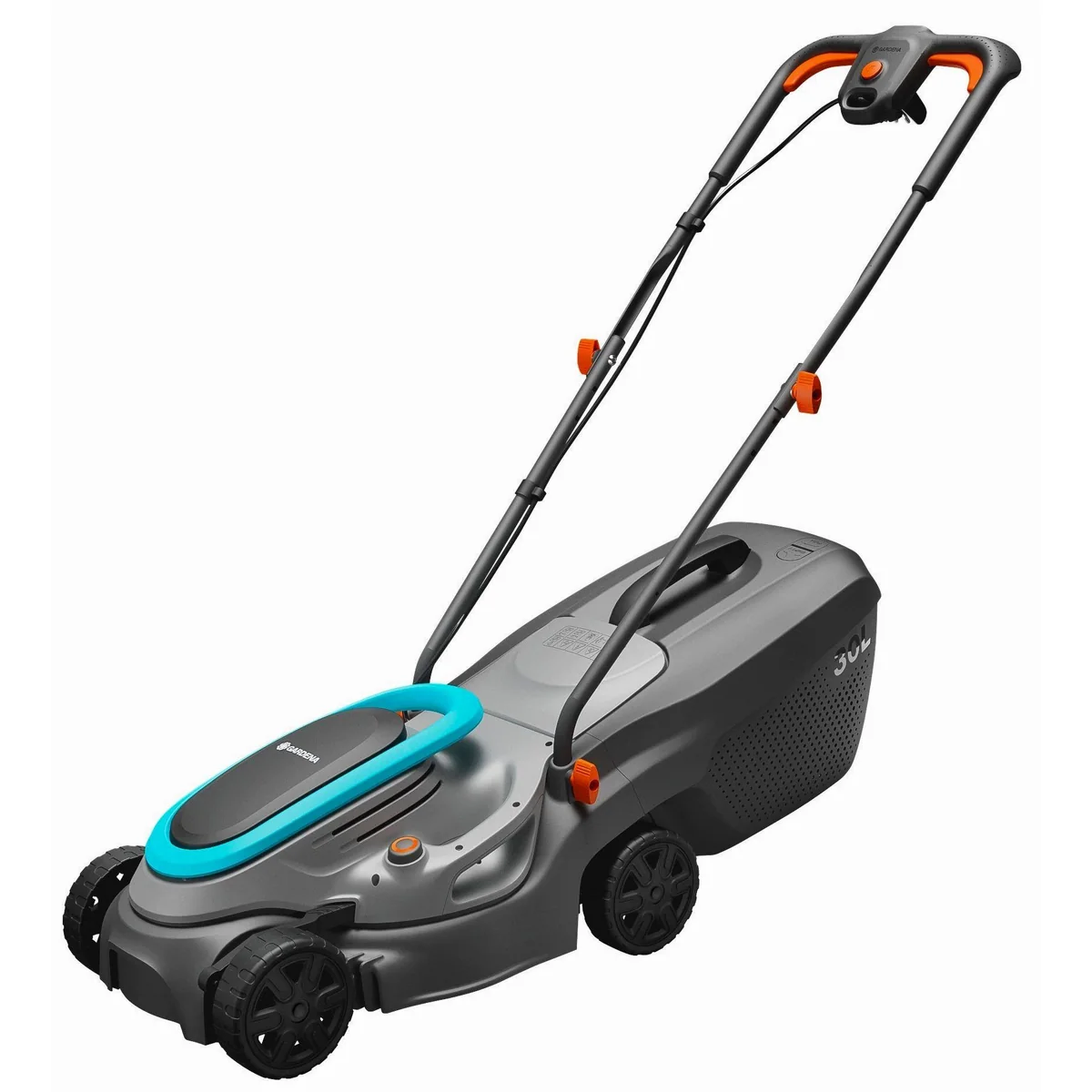 GARDENA PowerMax 32/1200 G2 Elektrorasenmäher, 32 cm Schnittbreite, ergonomischer Griff