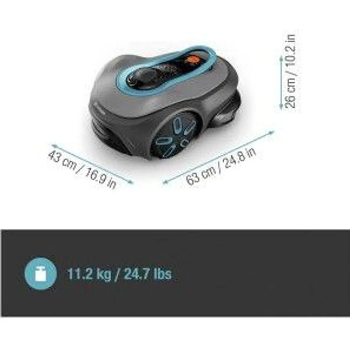 Gardena smart Sileno free 800 Set, Roboter-Rasenmäher, leise, wetterfest, intelligent 3
