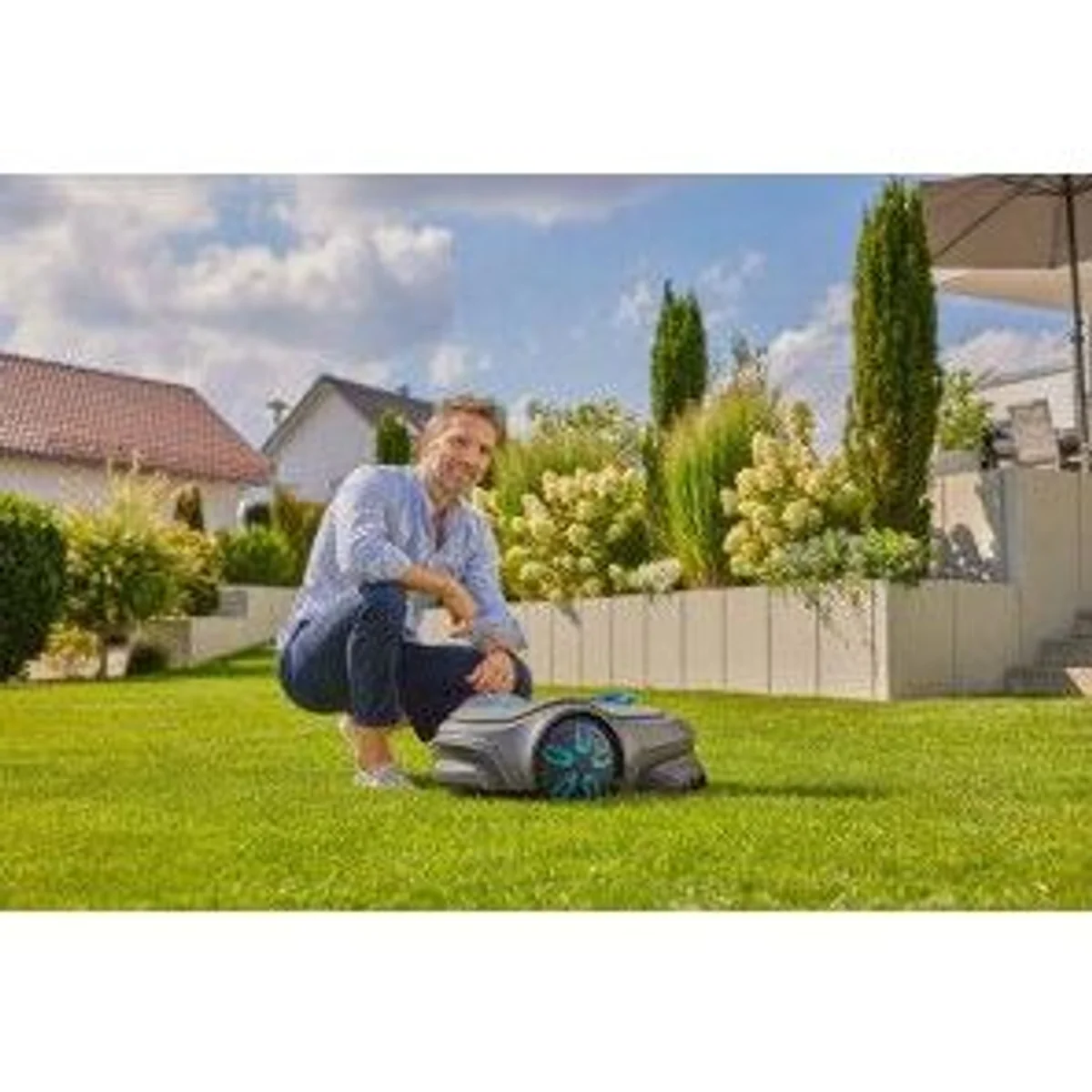 Gardena Mähroboter smart SILENO free Set, kabelloser Betrieb, für Flächen bis 800 m² 2