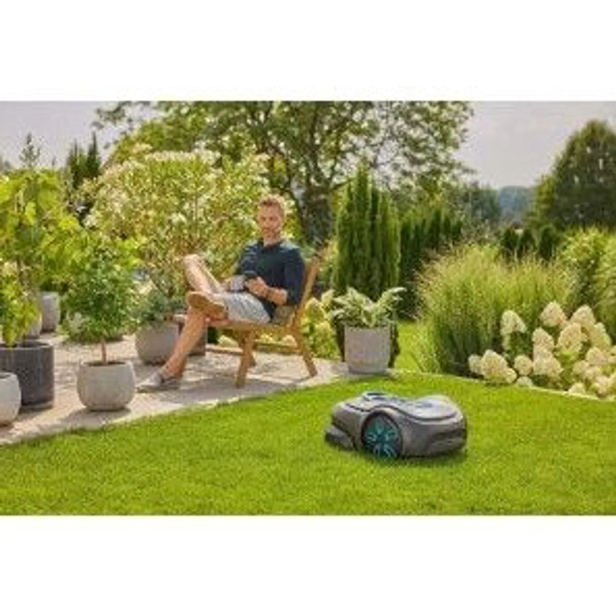 Gardena Mähroboter smart SILENO free Set, kabelloser Betrieb, für Flächen bis 800 m² 5