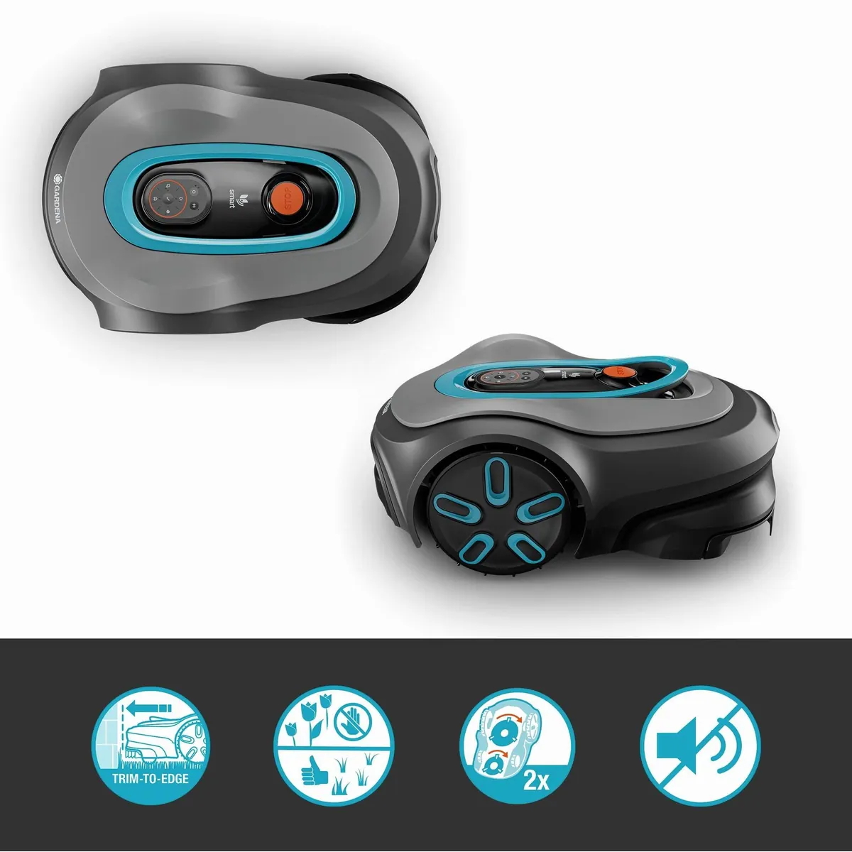 GARDENA smart SILENO max Mähroboter, für Rasenflächen bis 800 m², inkl. 150 m Begrenzungskabel 3