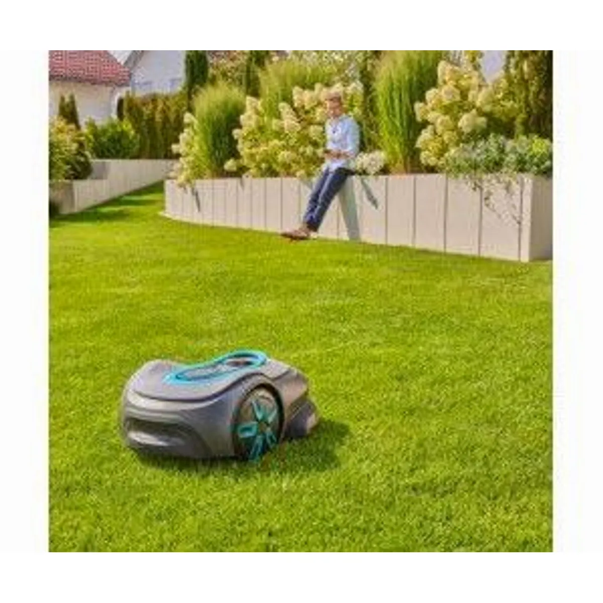 Gardena smart SILENO max, intelligente Steuerung, leise Mähtechnologie, präzise Schnitthöhe 2