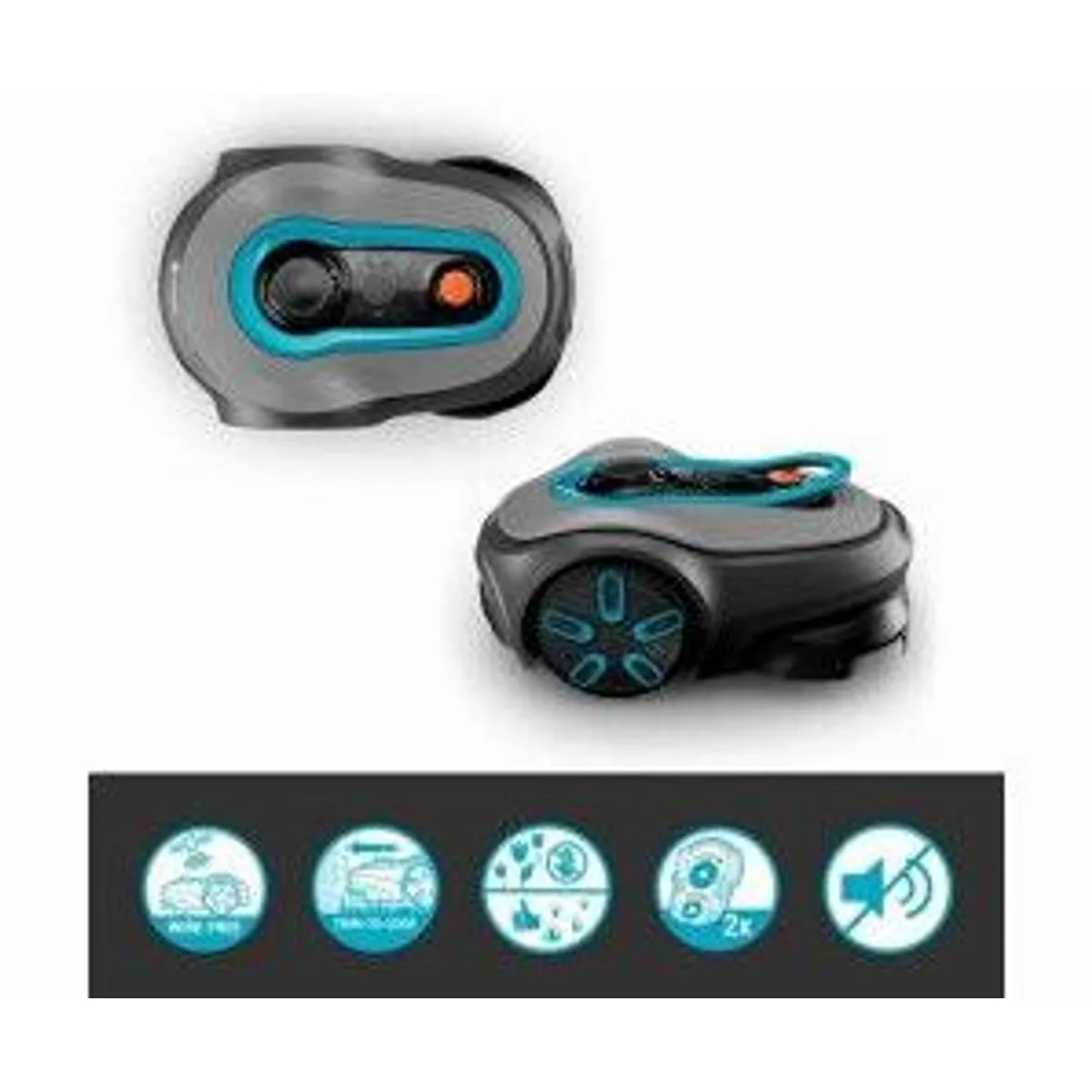 Gardena smart Sileno free, automatischer Mähroboter für 1200 m², App-Steuerung, leise im Betrieb 2