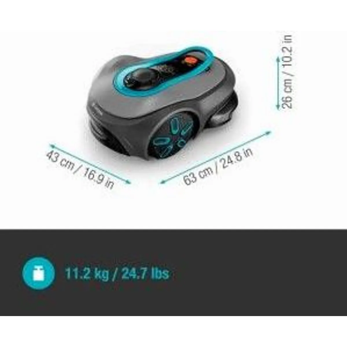 Gardena smart Sileno free, automatischer Mähroboter für 1200 m², App-Steuerung, leise im Betrieb 3