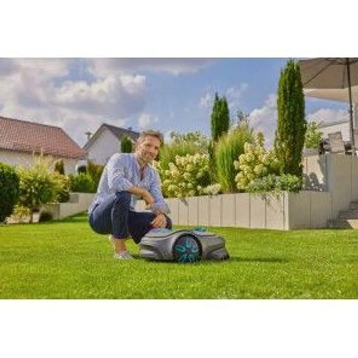 Gardena Mähroboter smart SILENO free Set, kabellos, für Flächen bis 1200 m², leise im Betrieb 2
