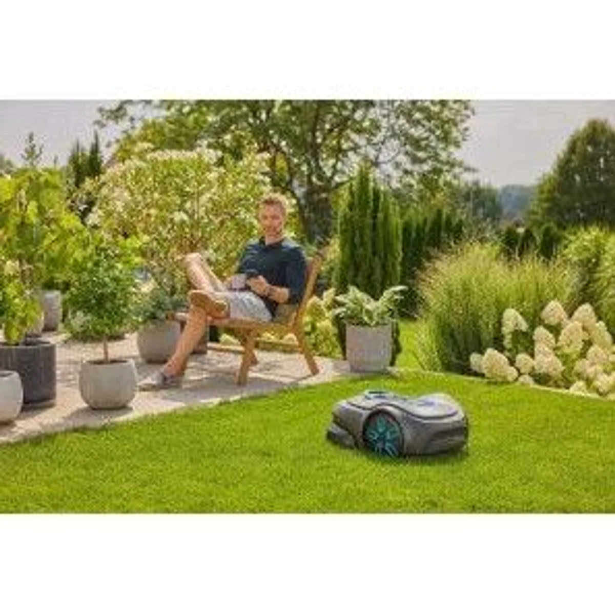 Gardena Mähroboter smart SILENO free Set, kabellos, für Flächen bis 1200 m², leise im Betrieb 5