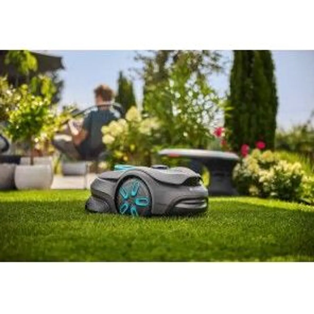 Gardena Mähroboter smart SILENO sense, für Rasenflächen bis 400 m², kabellos, integrierte Kamera