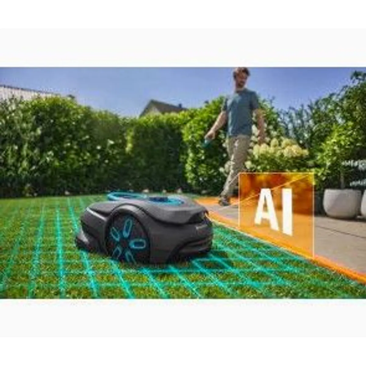 Gardena Mähroboter smart SILENO sense, für Rasenflächen bis 400 m², kabellos, integrierte Kamera 3