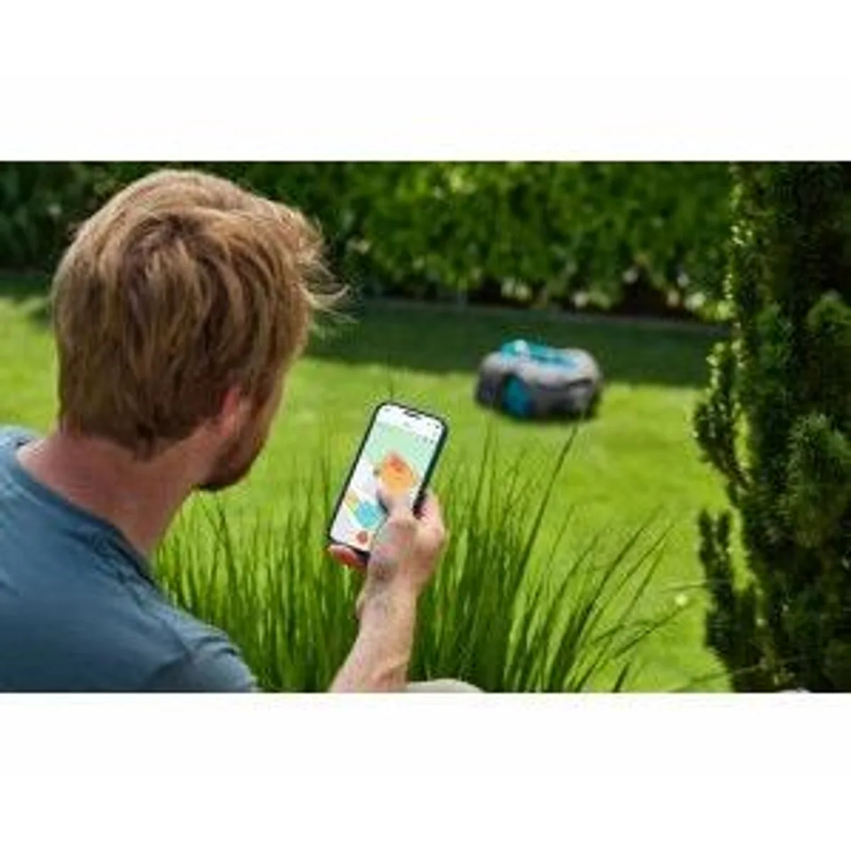 Gardena Mähroboter smart SILENO sense, 600 m² Fläche, kabellos, integrierte Kamera