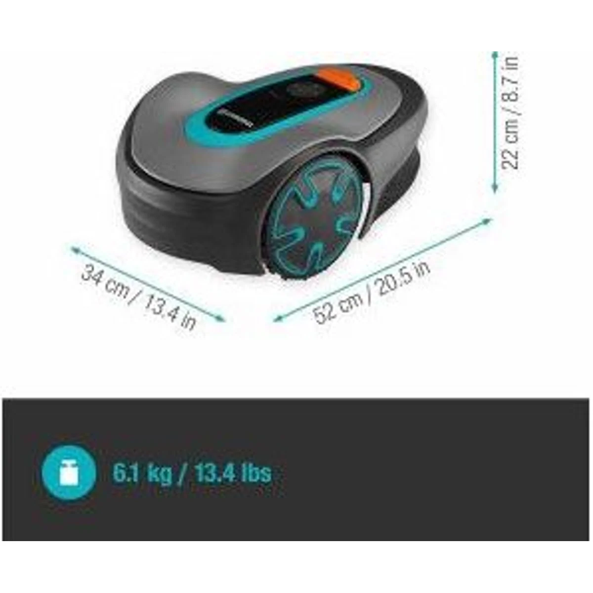 Gardena SILENO minimo, Roboter-Rasenmäher, 350 m² Flächenabdeckung, leise und effizient 3