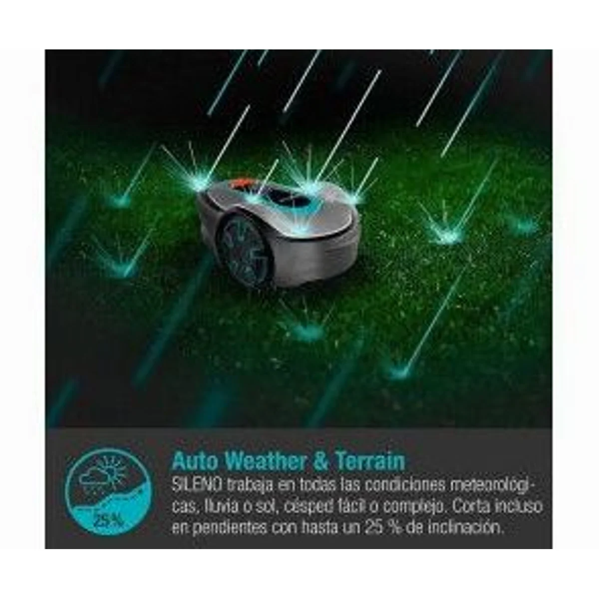 Gardena SILENO minimo, leiser Mähroboter, für Rasenflächen bis 250 m² 5