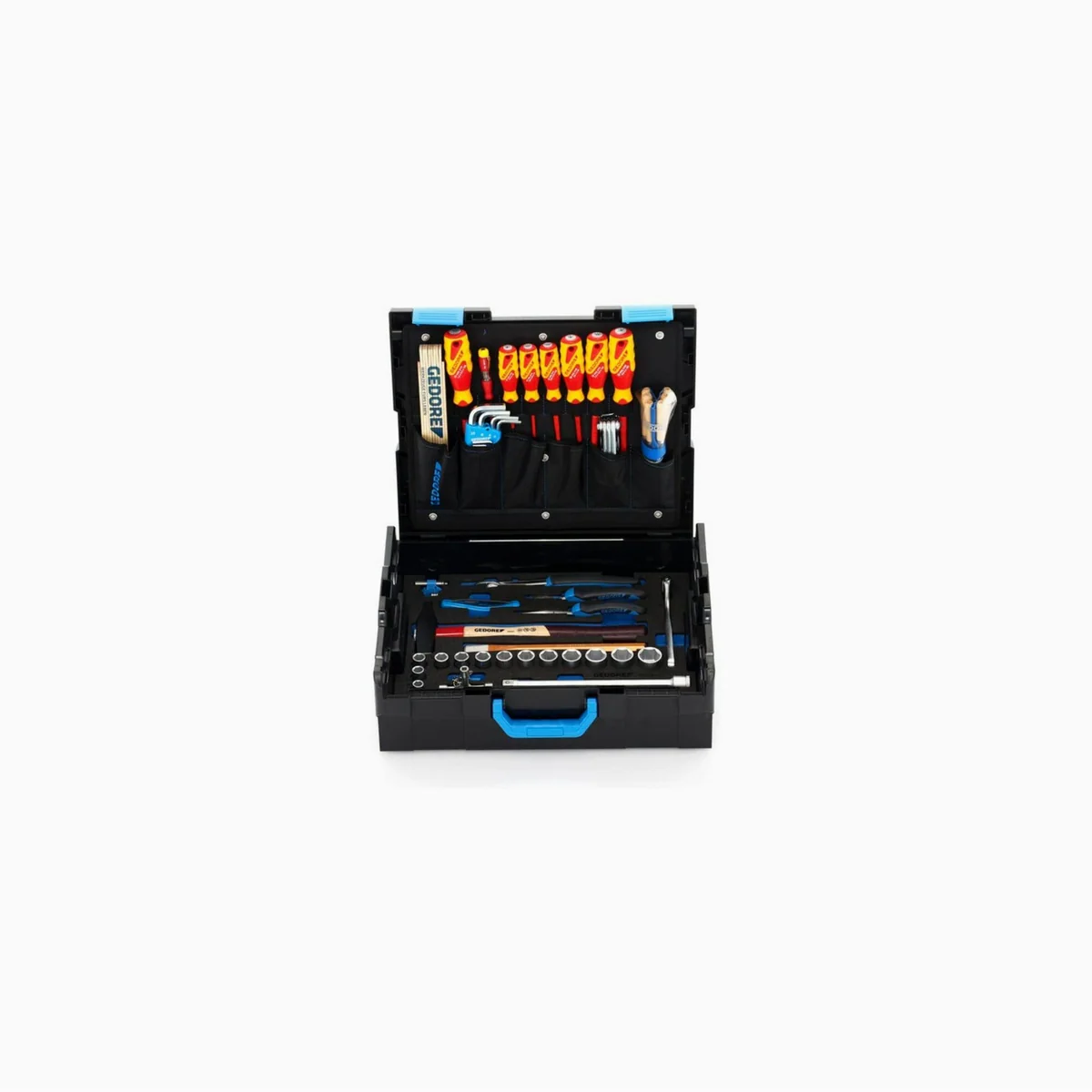 Gedore L-BOXX 136 Werkzeugkoffer, 58-teiliges Set, robust und vielseitig