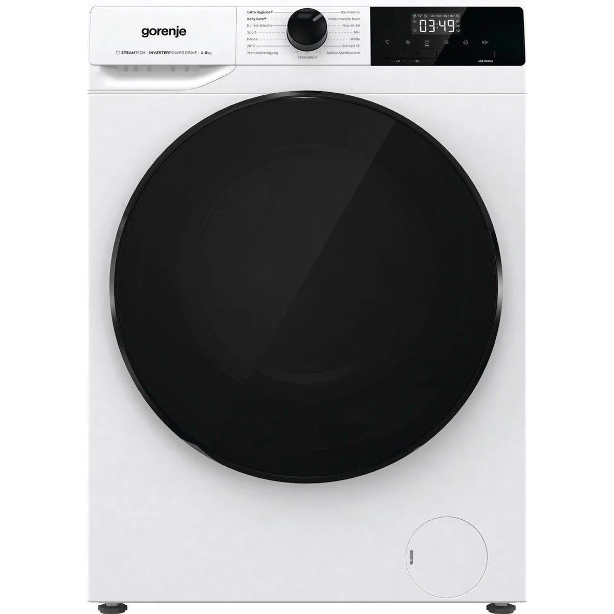 GORENJE WNHAI 84 APS/DE Waschmaschine, 8 kg, 1400 U/min, AquaStop, Dampf-Funktion 3