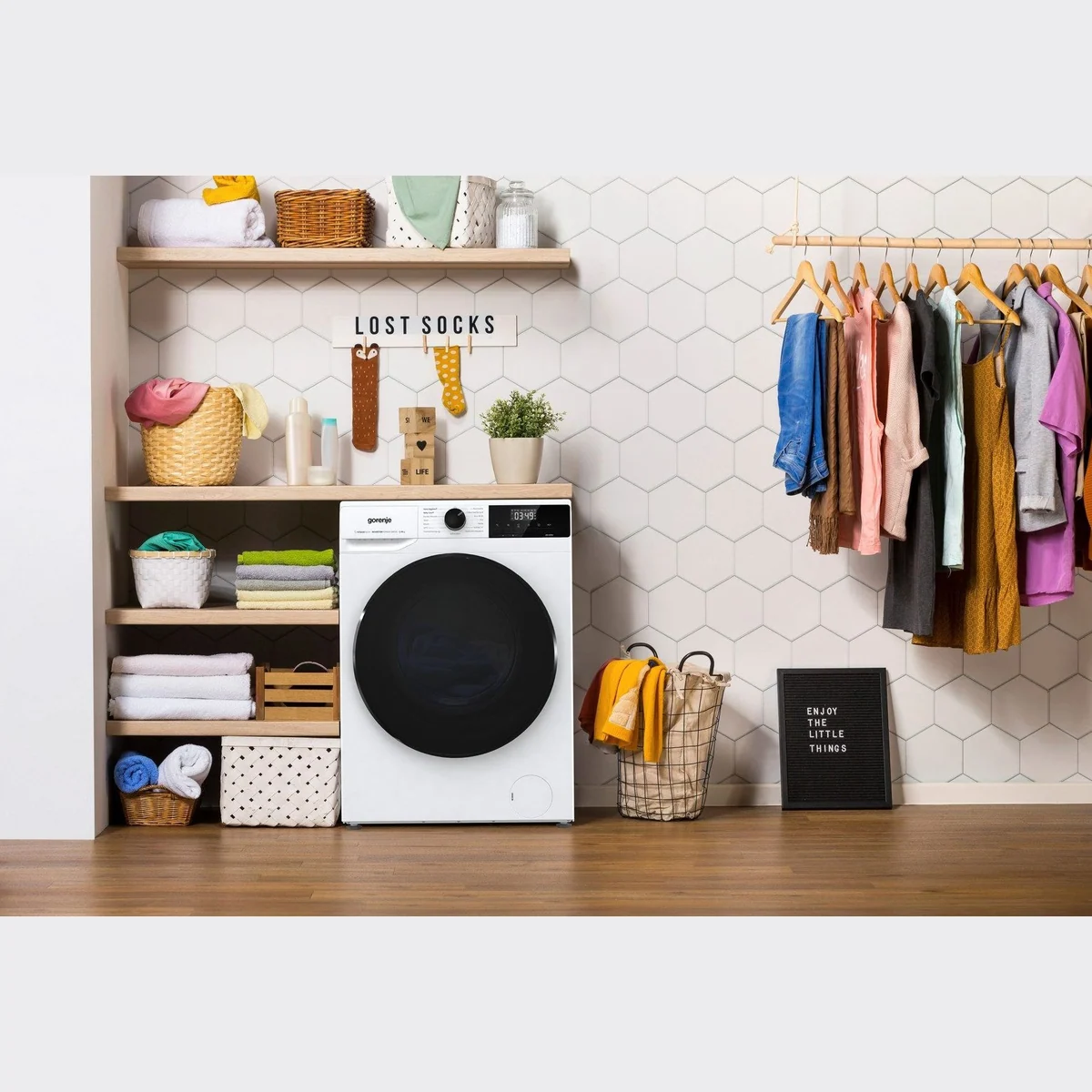 GORENJE WNHAI 84 APS/DE Waschmaschine, 8 kg, 1400 U/min, AquaStop, Dampf-Funktion 4