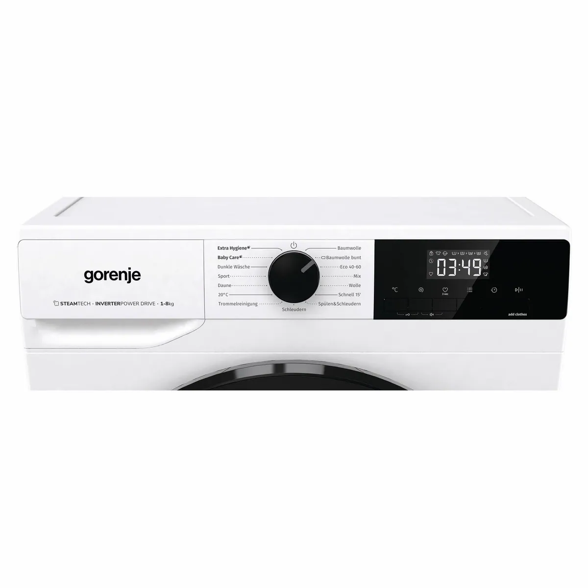 GORENJE WNHAI 84 APS/DE Waschmaschine, 8 kg, 1400 U/min, AquaStop, Dampf-Funktion 5