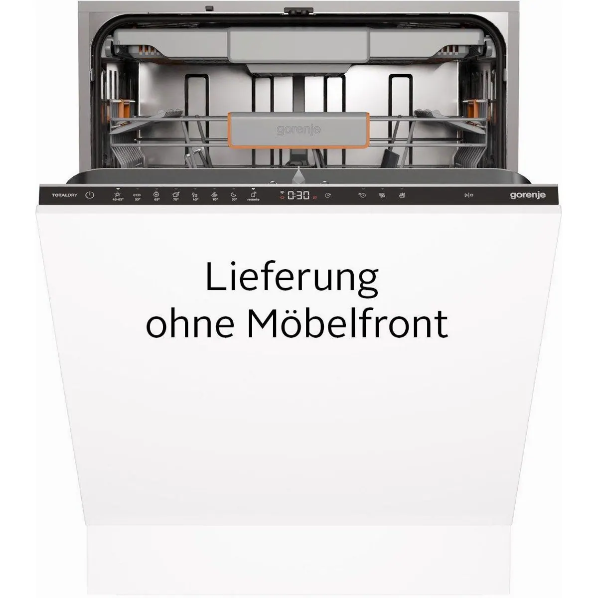 GORENJE GV673A67 Geschirrspüler, 16 Maßgedecke, Energieeffizienzklasse A — vollintegrierbar, Startzeitvorwahl, 9,5 l Verbrauch