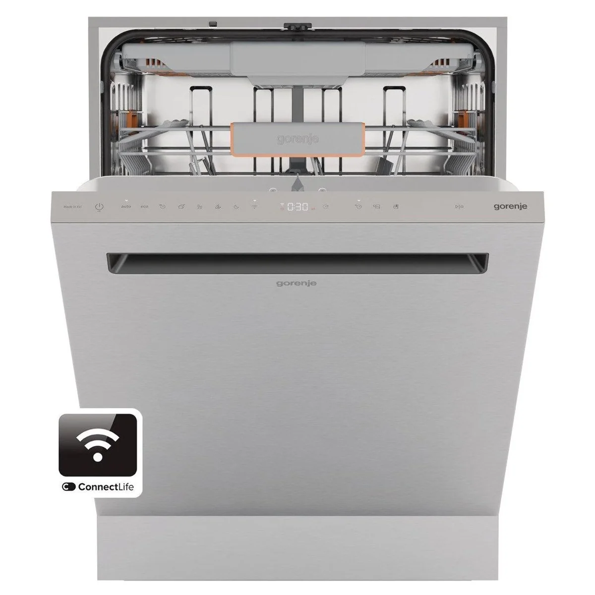 GORENJE GU673A65X Unterbaugeschirrspüler, 16 Maßgedecke, Energieeffizienzklasse A, TotalDry-Funktion