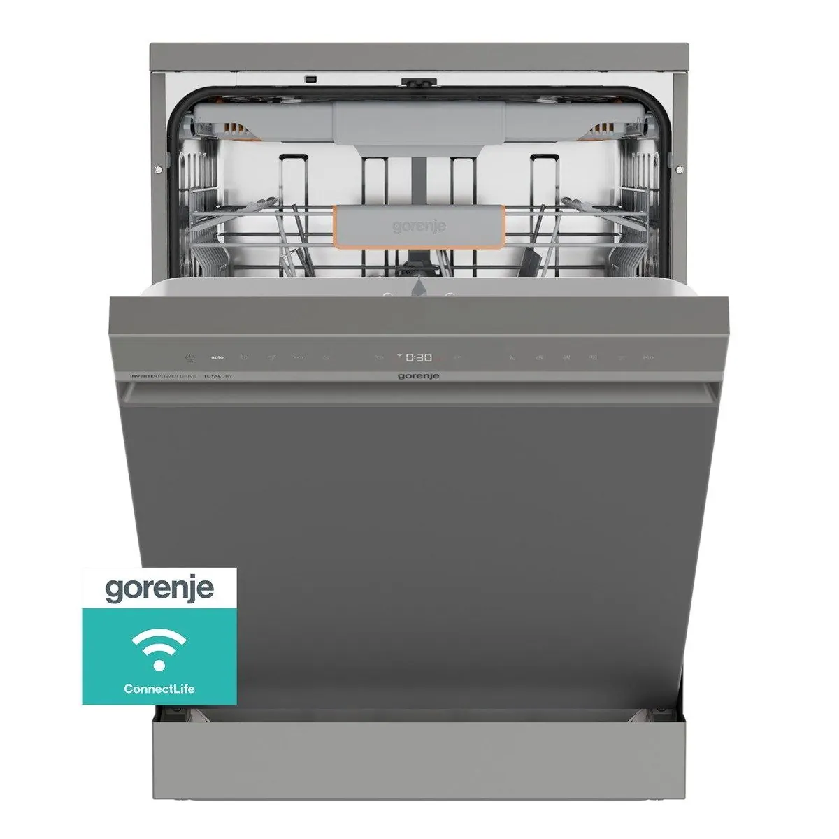 GORENJE GS673A96X Standgeschirrspüler, 16 Maßgedecke, Energieeffizienzklasse A