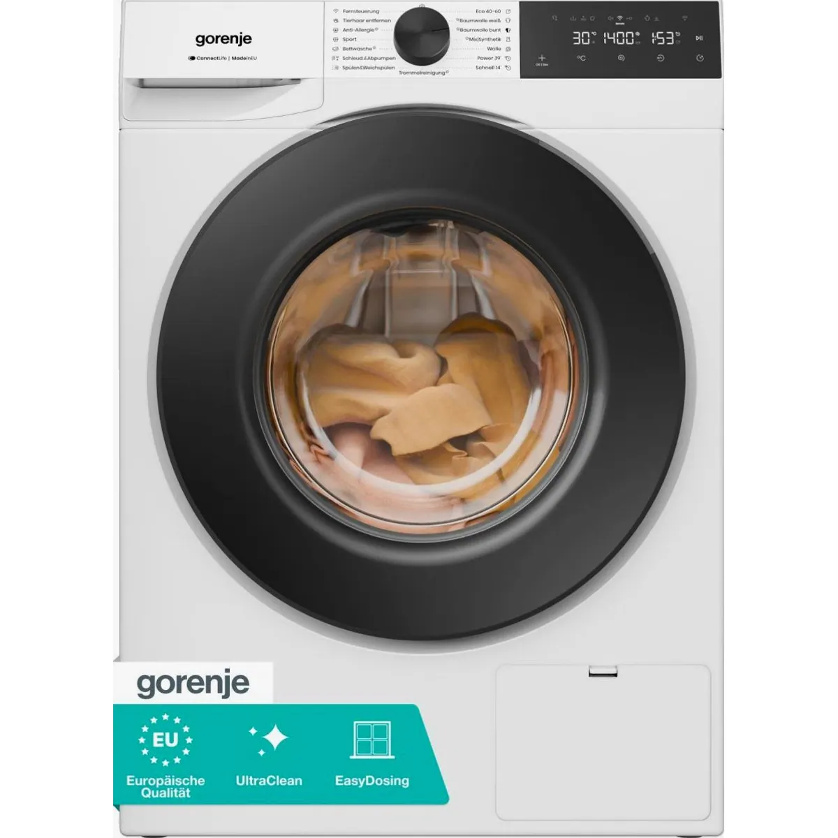 GORENJE Wave G4S74A21 Waschmaschine, 7 kg, 1400 U/min, energieeffizienter Invertermotor