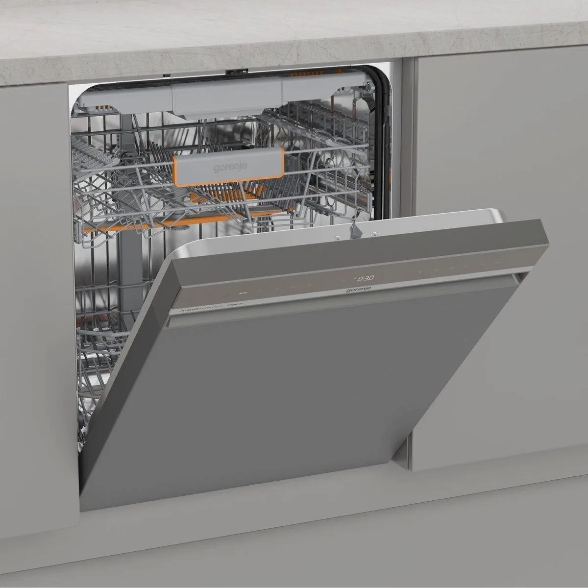 GORENJE GU663B95X Unterbaugeschirrspüler, 16 Maßgedecke, Energieeffizienzklasse B, automatische Türöffnung 3