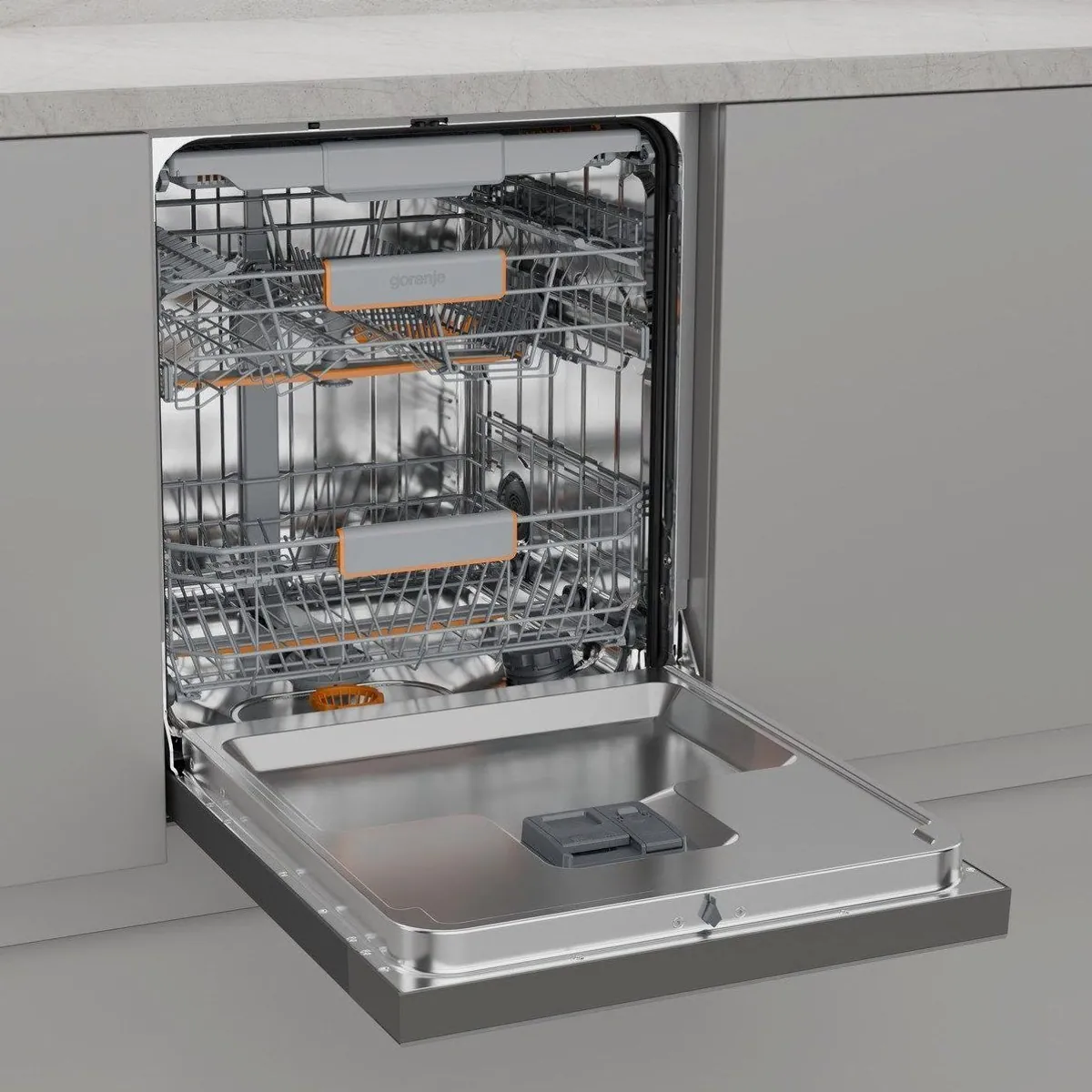 GORENJE GU663B95X Unterbaugeschirrspüler, 16 Maßgedecke, Energieeffizienzklasse B, automatische Türöffnung 4