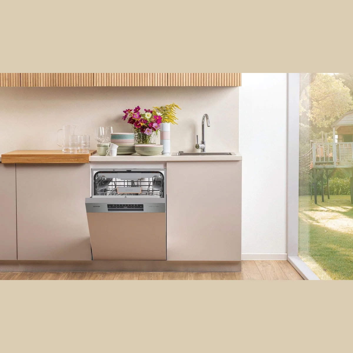 GORENJE GI663C95X teilintegrierbarer Geschirrspüler, 16 Maßgedecke, Energieeffizienzklasse C 2