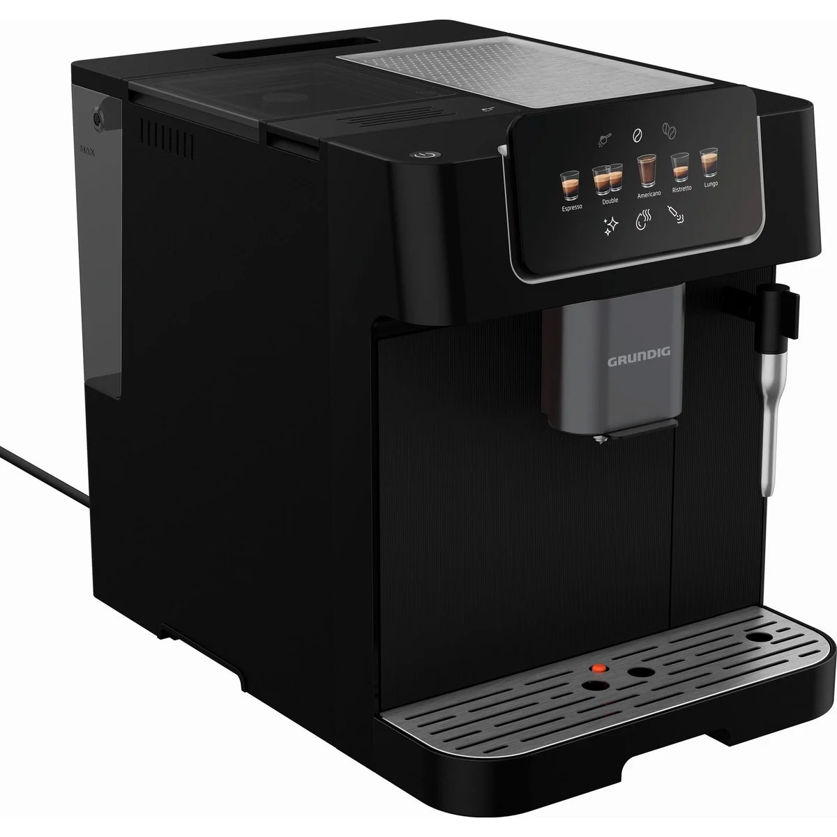 Grundig KVA 6230 Kaffeevollautomat, 19 Bar Druck, Touch & GrindPro Mahlwerk