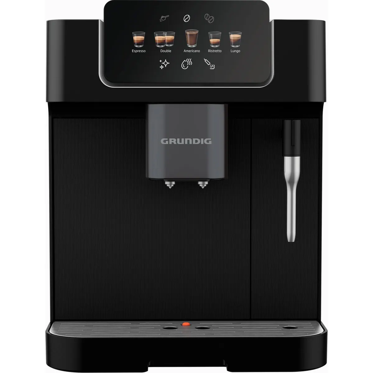 Grundig KVA 6230 Kaffeevollautomat, 19 Bar Druck, Touch & GrindPro Mahlwerk 4