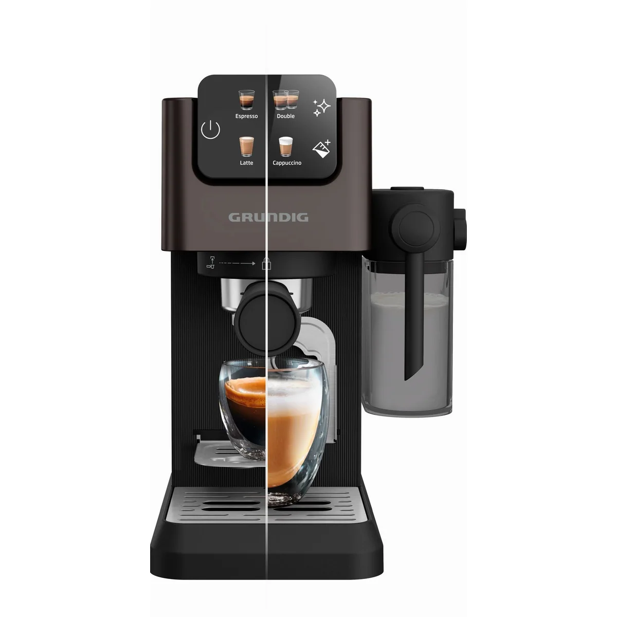 Grundig KSM 5330 Espressomaschine, 15 Bar Druck & Touch-Display 4