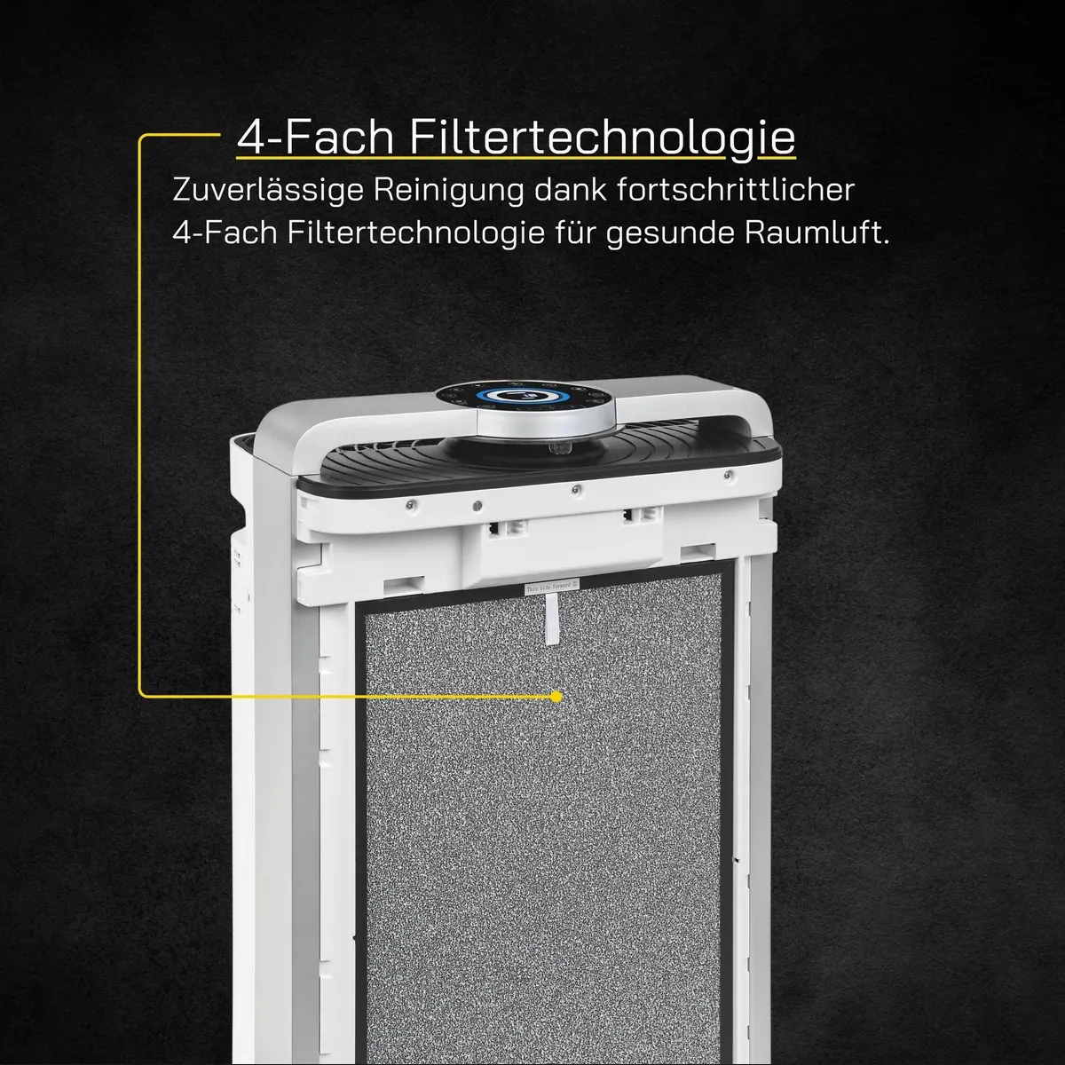 Gutfels LR 67015 WE, 2-in-1 Luftreiniger und Befeuchter, für Räume bis 70 m² 3