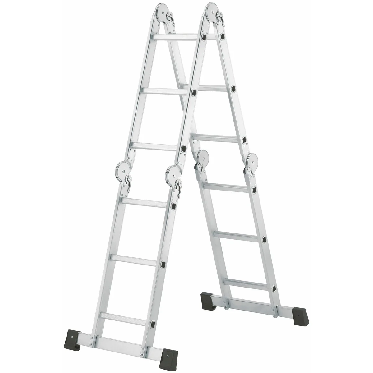 Hailo M60 Gelenkleiter, Aluminium-Universalleiter mit 6 Sicherheitsgelenken 3