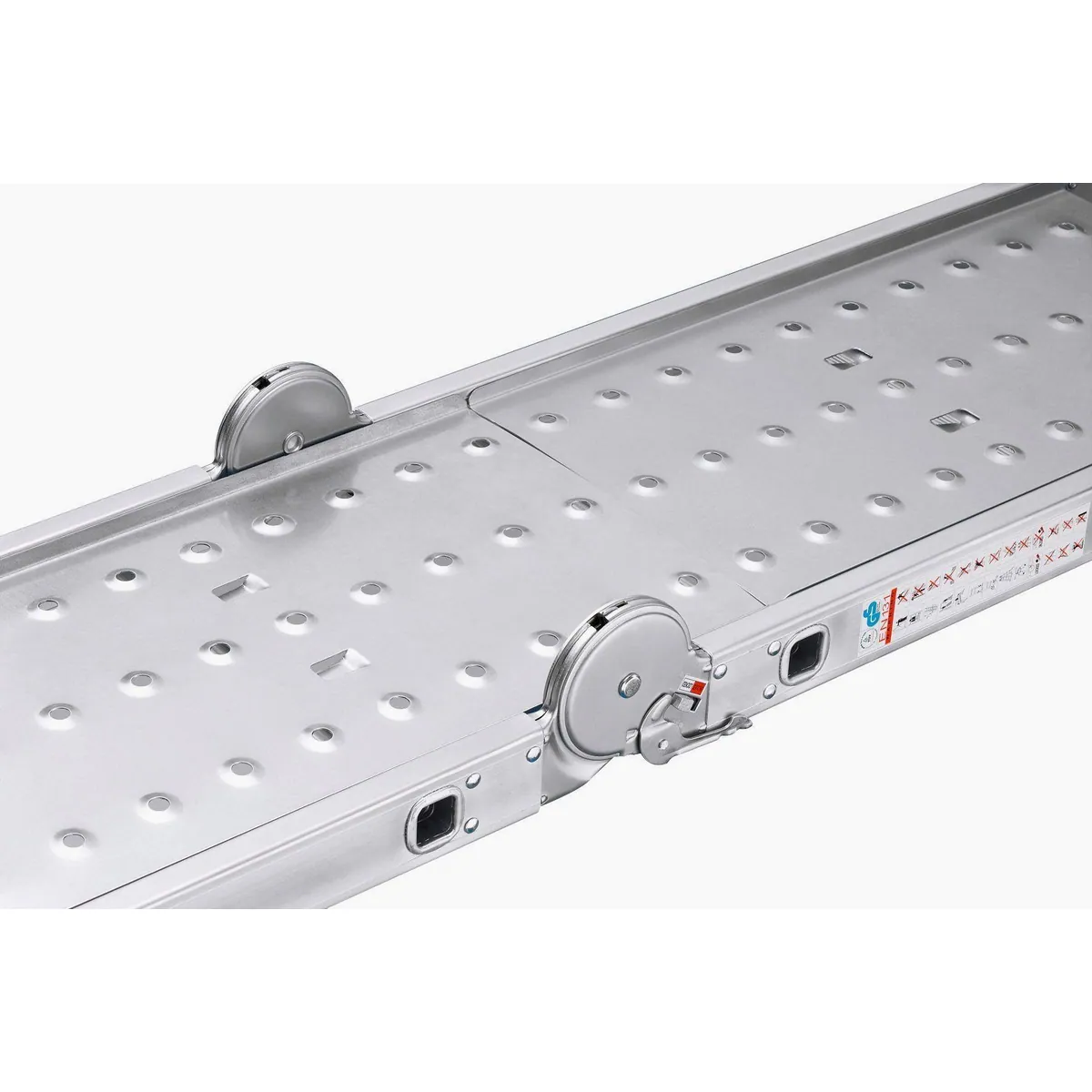 Hailo M60 Gelenkleiter, Aluminium-Universalleiter mit 6 Sicherheitsgelenken 4